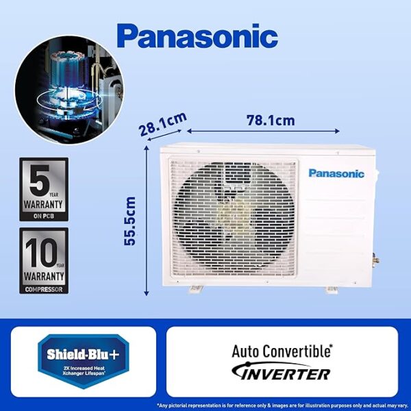 panasonic ac 1.5 ton price