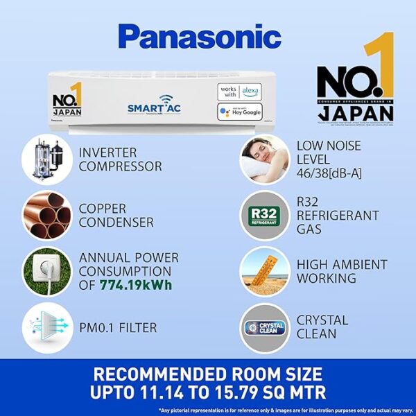 panasonic ac 1.5 ton price