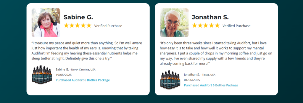 Audifort hearing supplement