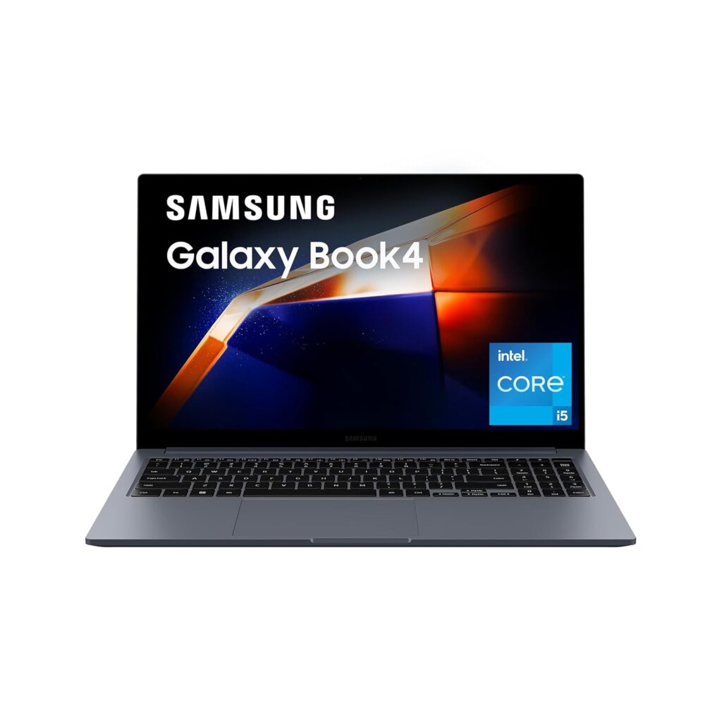 Samsung Galaxy Book4 (Gray, 16GB RAM, 512GB SSD)