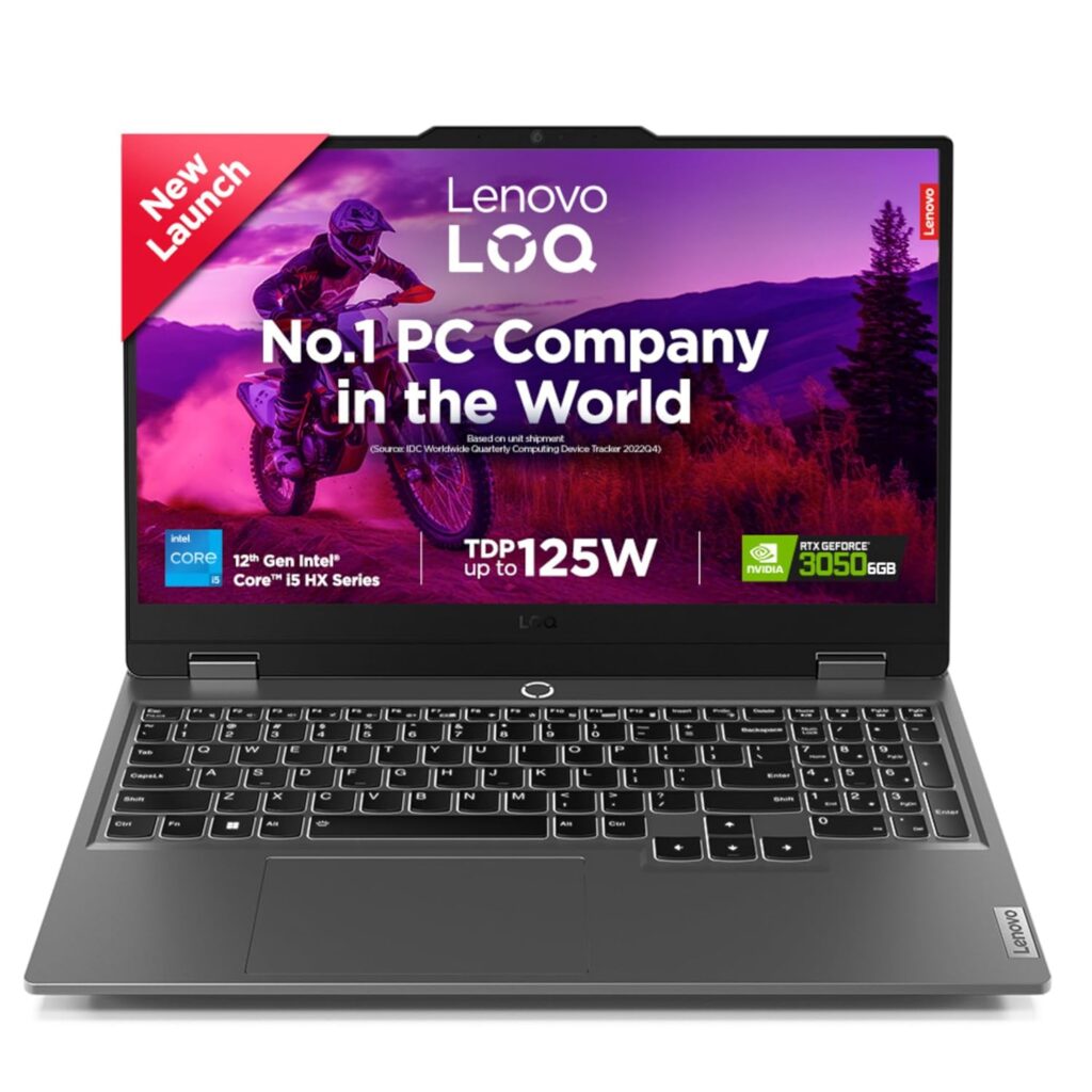 Lenovo LOQ 2024, 12th Gen Intel Core i5 12450HX